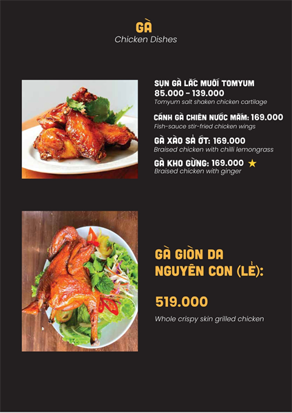 Menu Nhà hàng hải sản cơm niêu Vuông Tròn21